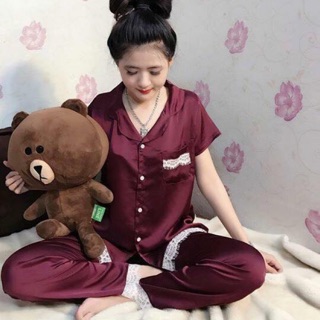 Đồ ngủ Pijama lụa satin siêu đẹp