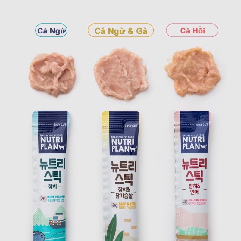 1 Que súp thưởng cho mèo Nutri Plan 14g