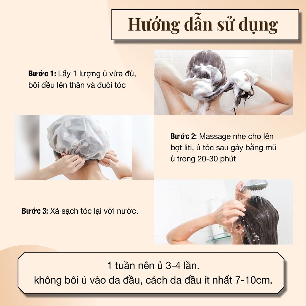 Kem Ủ Tóc Thảo Dược Oliu Phục Hồi Hư Tổn, Khô Xơ, Giàu Keratin Collagen Dưỡng Tóc Khỏe As A Habit VyvyHaircare 250gr