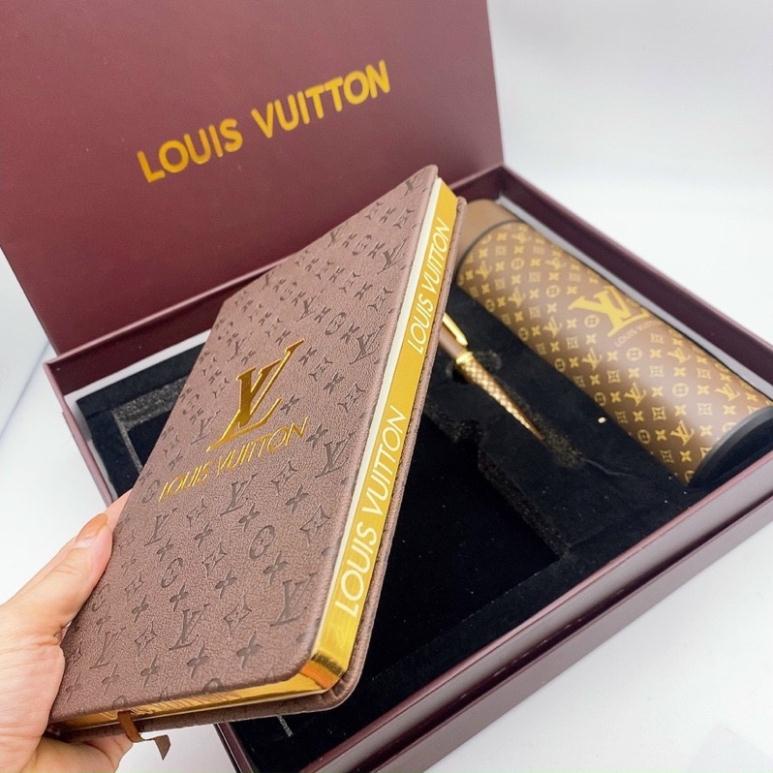 ✅SÉT Quà LV ( Sổ + Bút + Bình nước) Fullbox