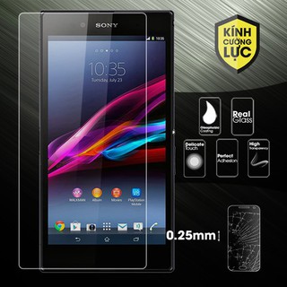 Kính cường lực cho các máy Sony Z/ Z1/ Z3/ Z4/ Z5/ Z3 mini/ Z5 mini/ Z5 plus.