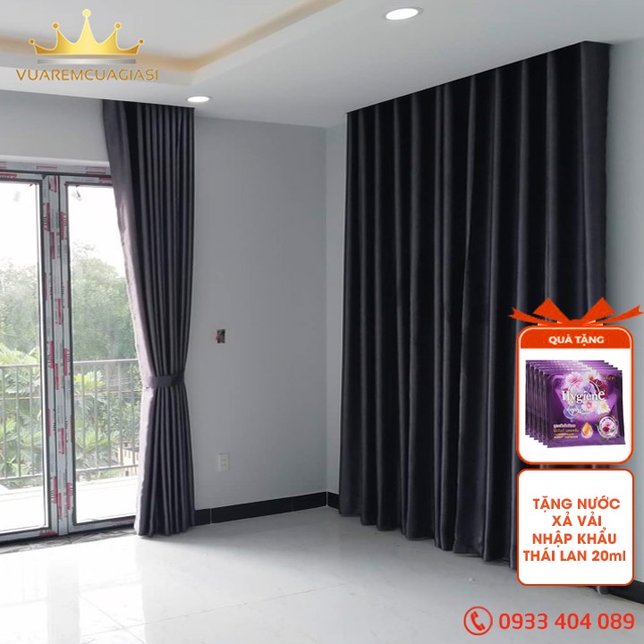 Rèm cửa sổ chính đủ size, vải chống nắng phù hợp trang trí decor xinh xắn VIP17 vuaremgiasi