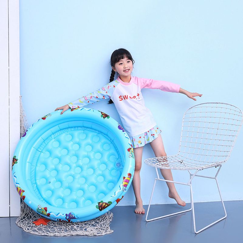 Bể bơi Bơm Hơi Hình Tròn An Toàn Tiện Dụng Cho Bé Sơ Sinh