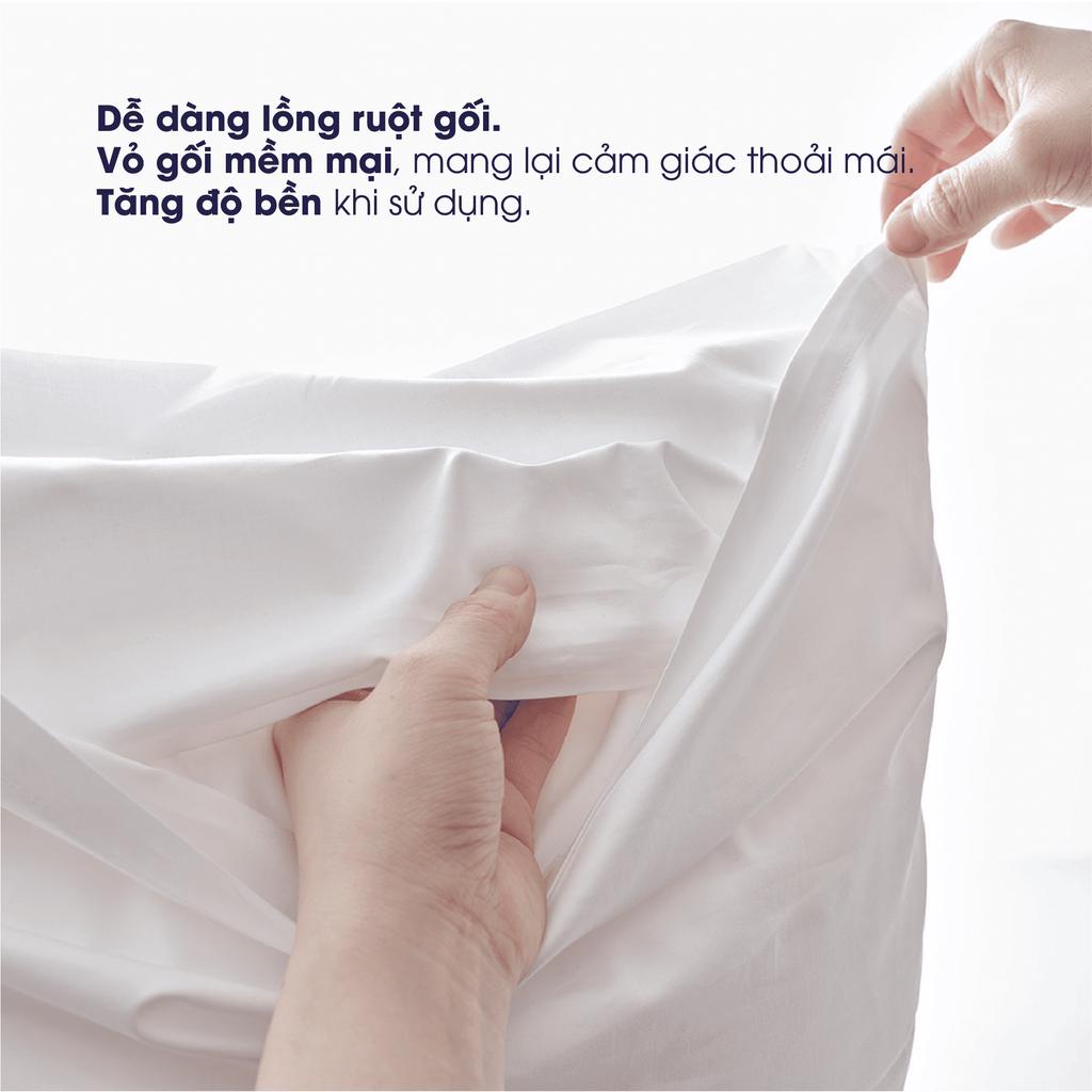 Vỏ Gối Changmi Bedding 100% Cotton Sateen cao cấp, lụa Modal Hàn Quốc 50 x 70 cm mềm mát