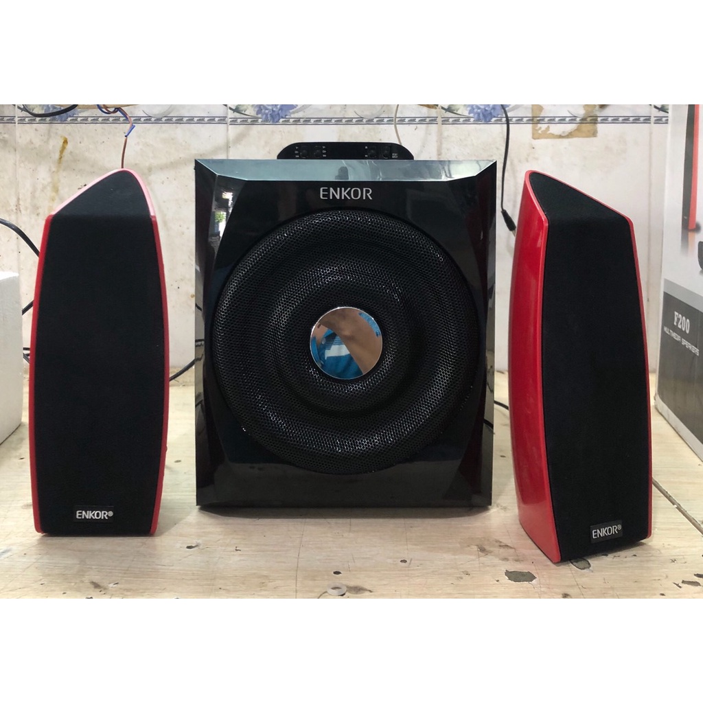 Loa vi tính Bluetooth Enkor F200 - 2.1 - HÀNG TRƯNG BÀY - KHÔNG CÓ REMOTE