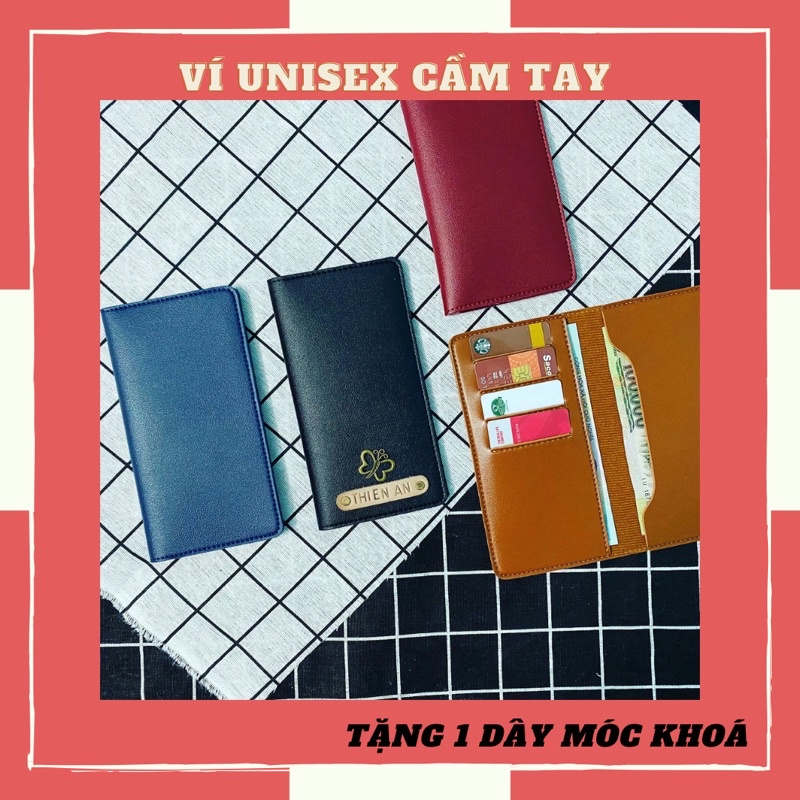 Ví Dài Unisex Khắc Tên Cá Tính