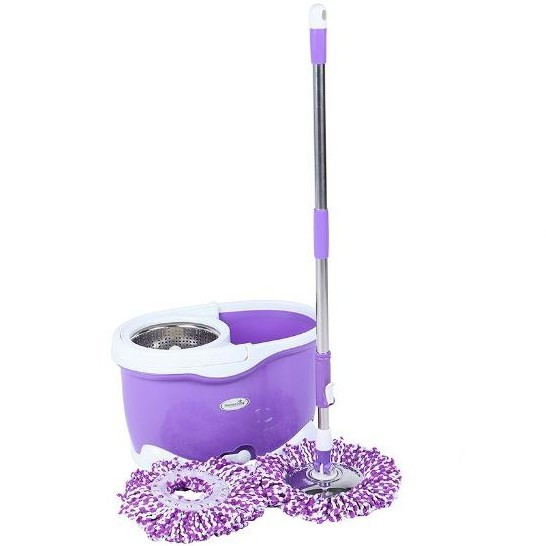 Bộ lau nhà 360 độ Big Mop M015B Homeeasy ( có bánh xe - van xả nước ) - nhập khẩu 100%