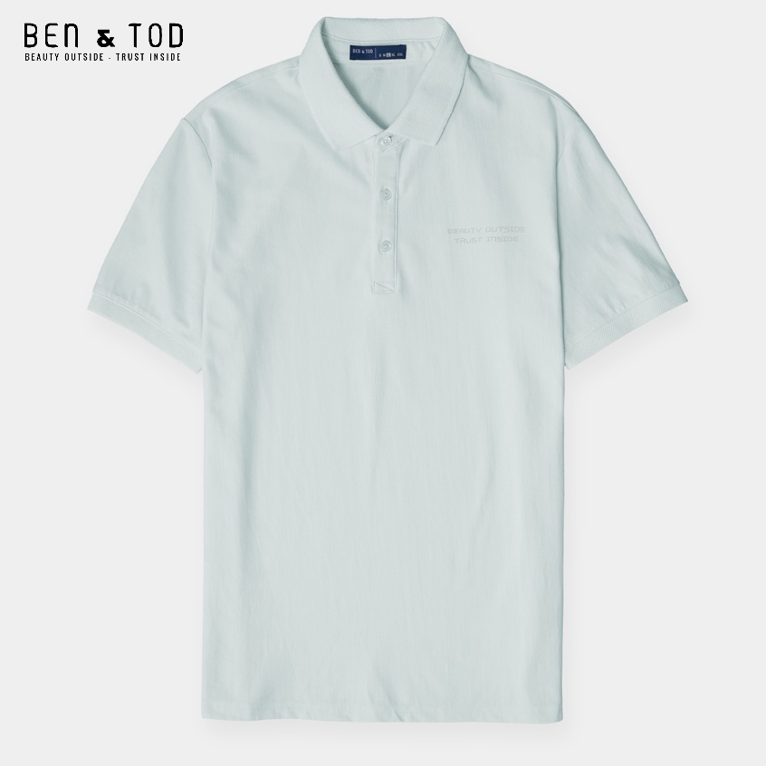 Áo polo nam BEN & TOD 22157 vải thun cotton 100%, nam tính, chỉnh chu, sang trọng, thanh lịch