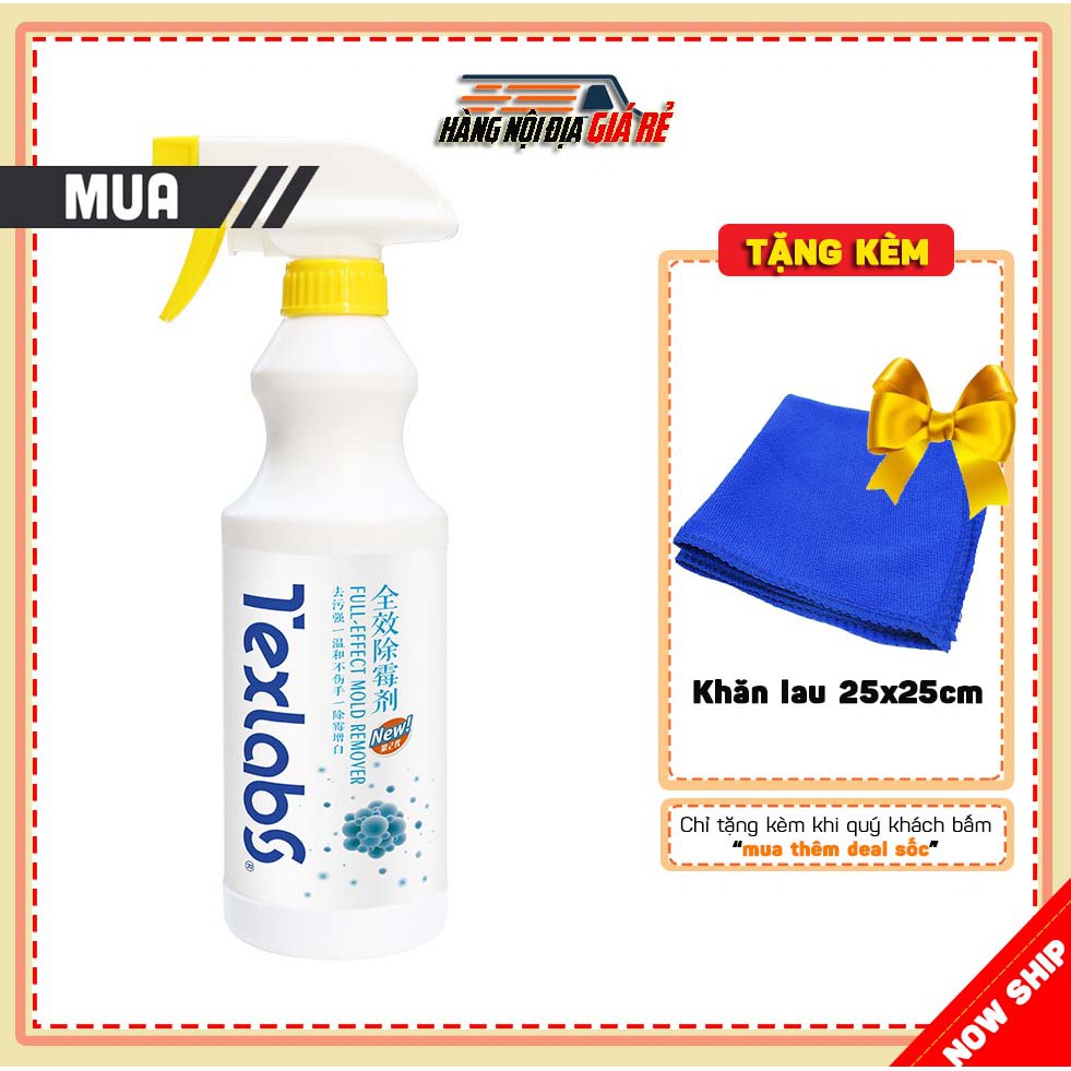Bình Xịt Tẩy Nấm Mốc Tường Nhà, Phòng Tắm ,Nhà Bếp TEXLABS 500ml