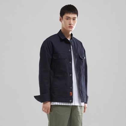 Áo khoác Kaki nam - KHAKI TRUCKER JACKET- Lime Orange (Mã SP: LM19704001)