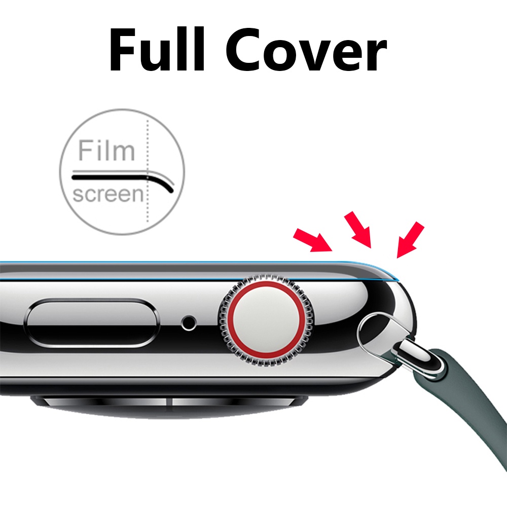 Miếng Dán Hydrogel Mềm Trong Suốt Bảo Vệ Màn Hình Đồng Hồ Thông Minh Series Ultra 8 7 6 SE 5 4 3 2 1