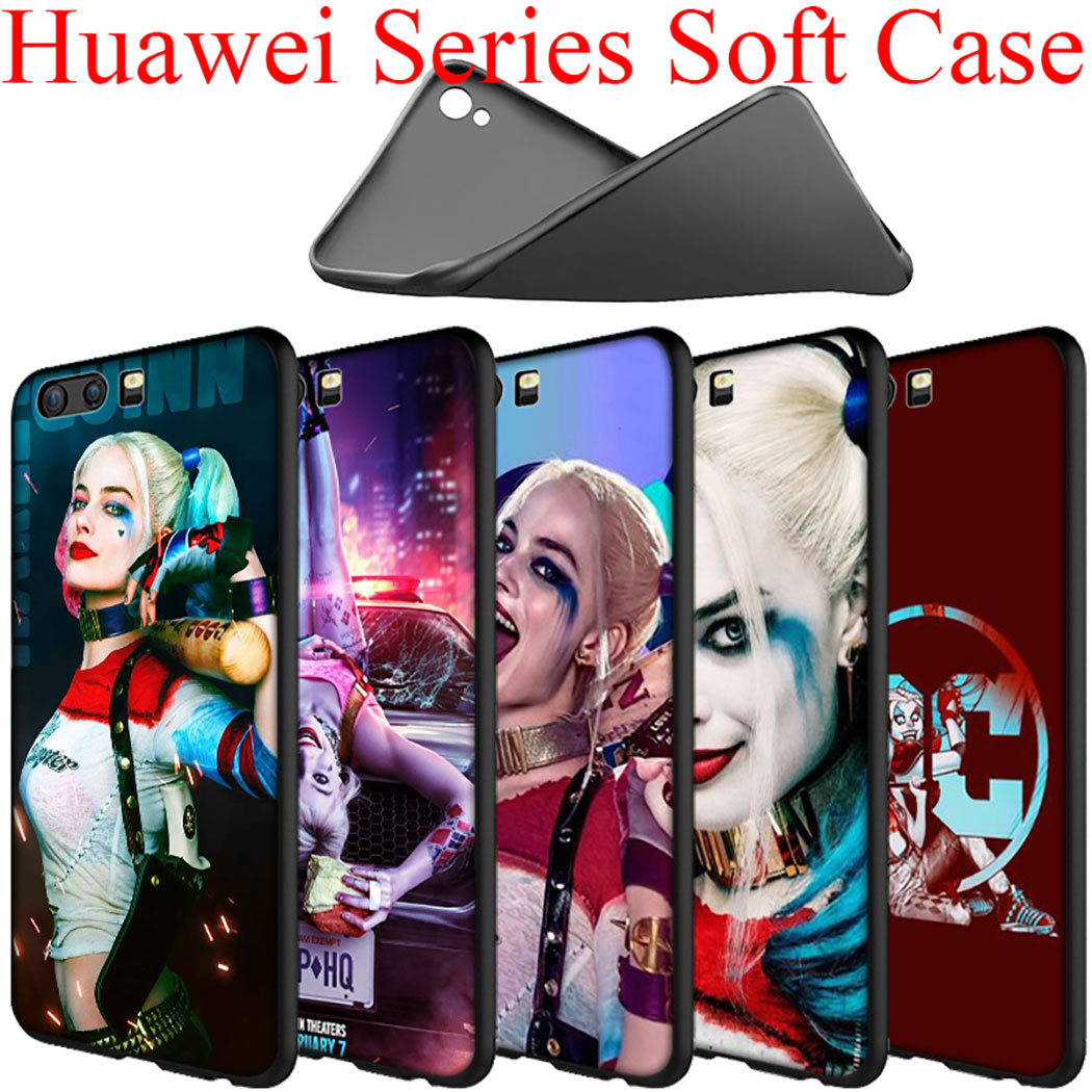 Ốp Lưng Silicone Họa Tiết Phim Harley Quinn Joker Cho Huawei P40 Pro Max Nova 3i 5i 4e 3 4 5t 7 Rba37