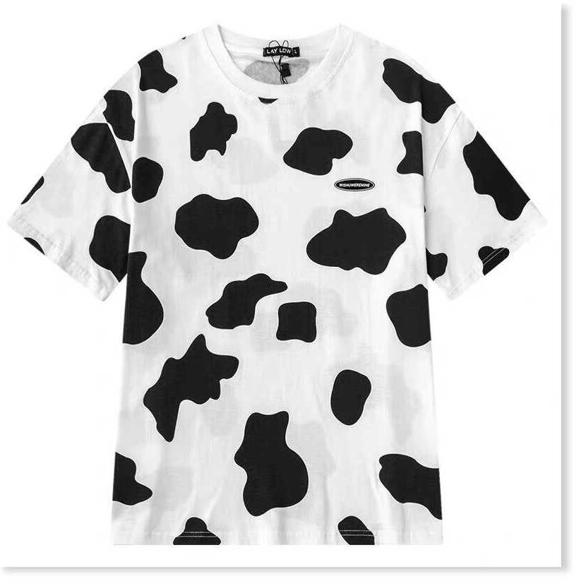 ÁO THUN LOANG BÒ SỮA NAM NỮ,FORM RỘNG SIÊU NGẦU,THIẾT KẾ HỌA TIẾT HỢP THỜI TRANG  THỜI TRANG KME.STORE