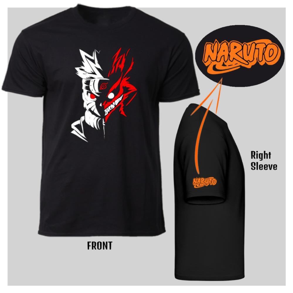 [ Xả Kho ] Áo tay Uzumaki Naruto w/ Kurama Kyuubi- Naruto - Anime cực ngầu giá tận xưởng