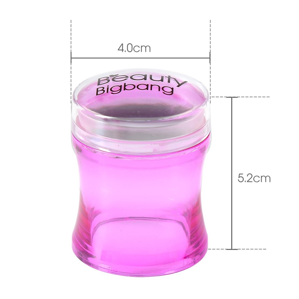 [Hàng mới về] Dụng cụ in hình móng tay beautybigbang bằng silicon 4cm