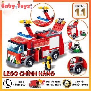 Đồ chơi lego city cảnh sát, xe cứu hỏa, đồ chơi xếp hình trí tuệ nhiều chi tiết, chất liệu nhựa ABS an toàn cho bé