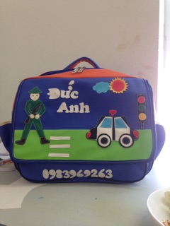 #Ba lô handmade com bo cho khách si