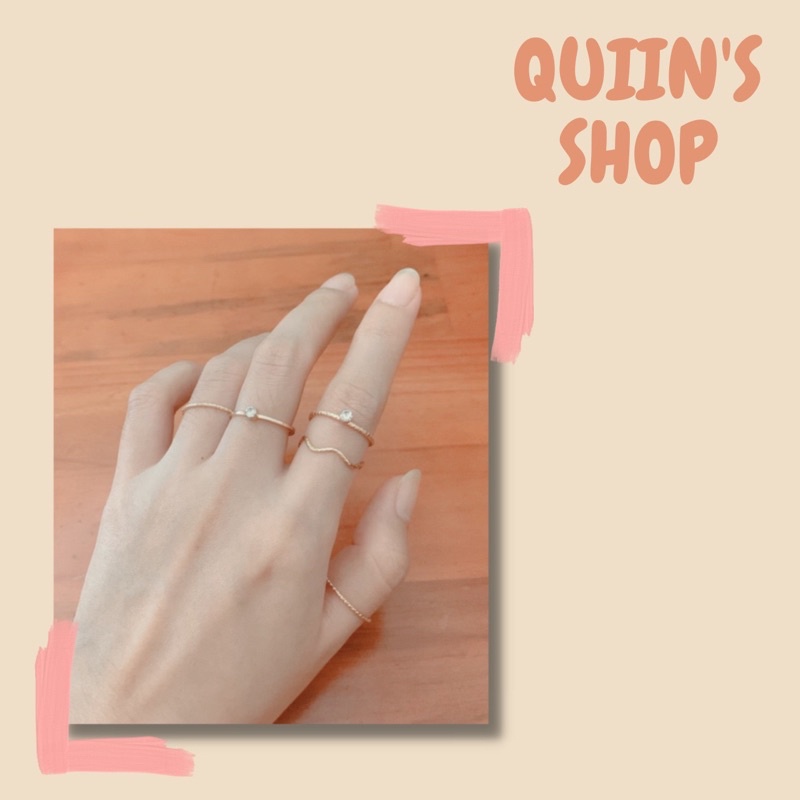 Bộ nhẫn 5 Cái Hot Trend Cá Tính