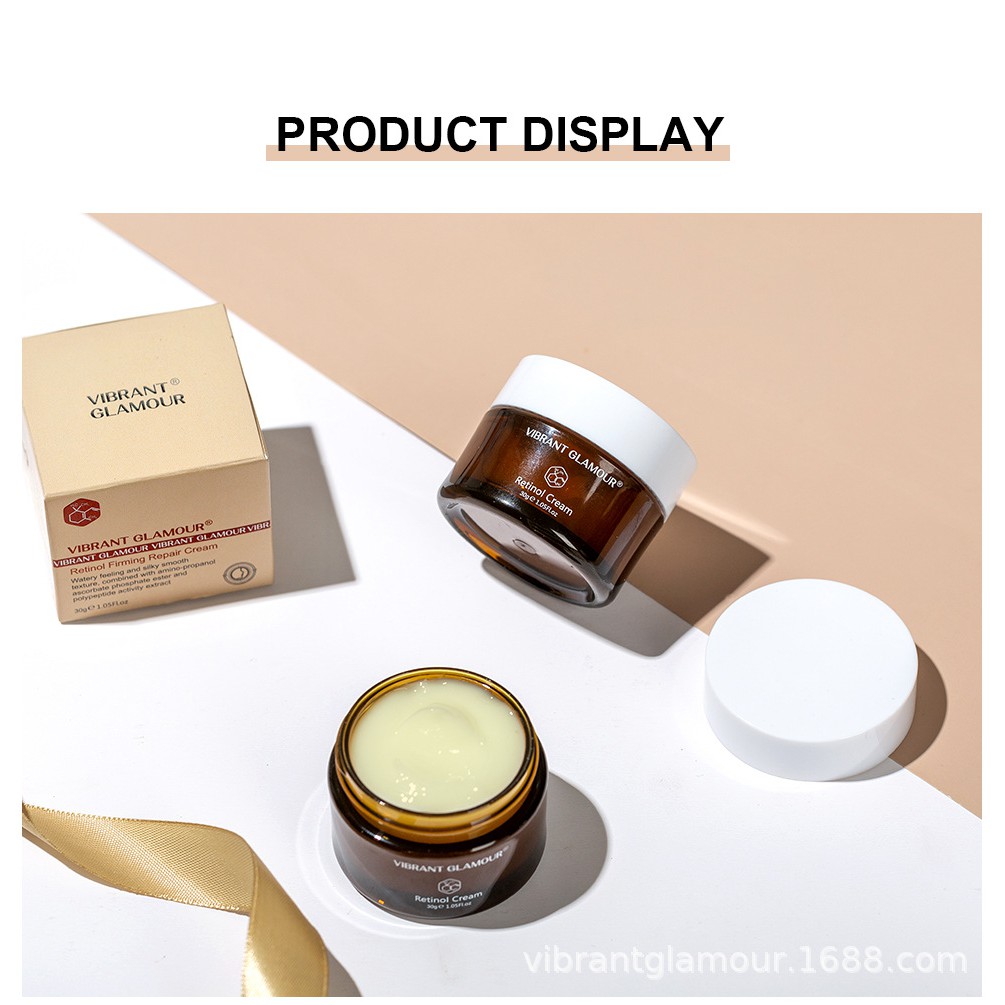 [Hàng Mới] VIBRANT GLAMOUR Kem Dưỡng Da Mặt Retinol Dưỡng Ẩm Cấp Nước Làm Sáng Da 30g | BigBuy360 - bigbuy360.vn