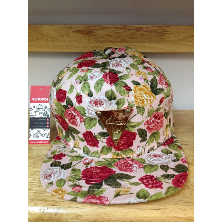 NÓN SNAPBACK KPOP NỮ HATER HỌA TIẾT BÔNG 083