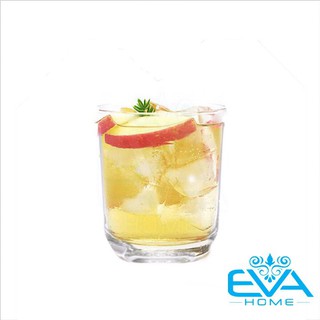 Bộ 6 Ly Thủy Tinh Uống Trà Bầu Lùn Góc 225ml