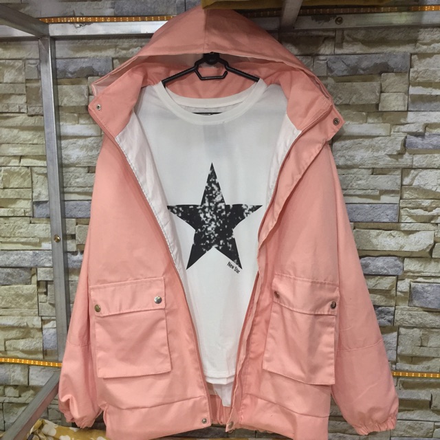 Áo khoát kaki nam nữ form rộng túi hộp kèm ảnh thật | BigBuy360 - bigbuy360.vn