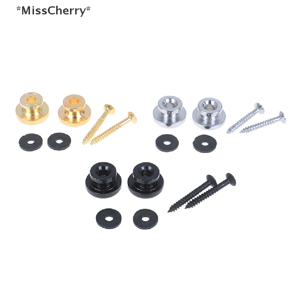 Bộ 2 Khóa Dây Đeo Đàn guitar Bằng chrome Chuyên Dụng