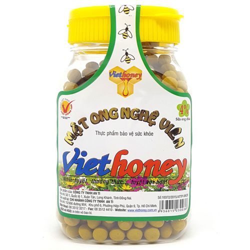 Mật ong nghệ viên Viethoney hũ 160g