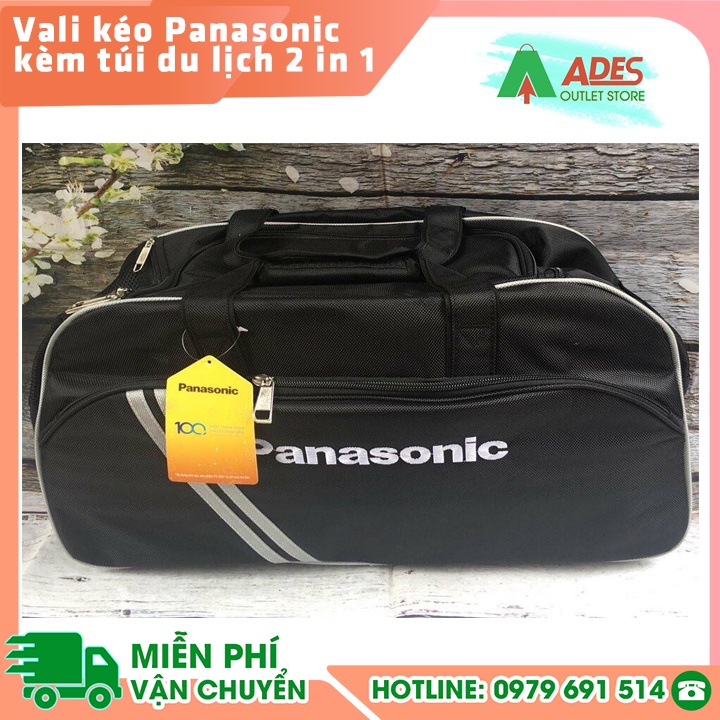 Vali kéo Panasonic kèm túi du lịch 2 in 1 - HÀNG CHÍNH HÃNG - THANH LÝ HƠI HAN RỈ MỚI 100%