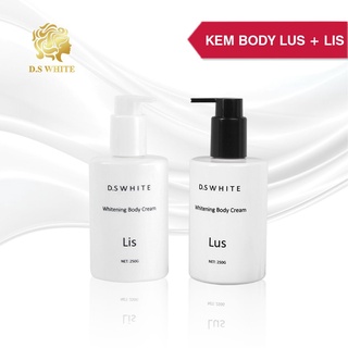 [COMBO] Kem Dưỡng Trắng Da Body Lis + Lus Dưỡng Trắng, Dưỡng Ẩm, Makeup Sử Dụng Ngày Và Đêm 250gr