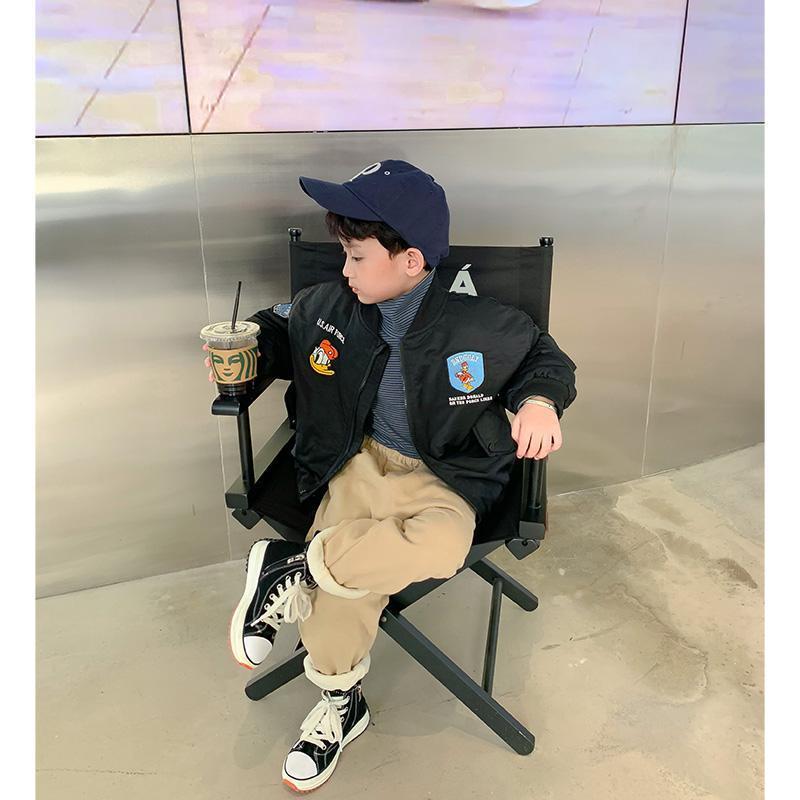 Áo Khoác Bóng Chày Dày Dặn Phong Cách Hàn Quốc Thời Trang Xuân Thu Mới 2022 Dành Cho Bé Trai