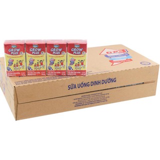 Thùng sữa bột pha sẵn Dielac Grow Plus Đỏ 110ml