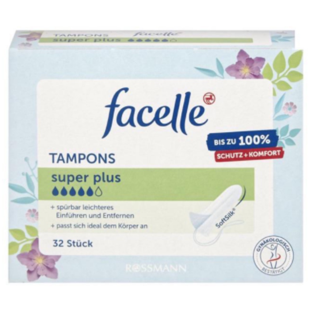 Băng vệ sinh Tampon Facelle đầy đủ size chuẩn Đức - Shop Dalavii