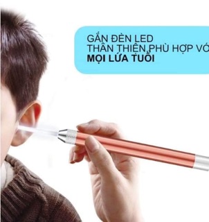 Dụng cụ lấy ráy tai có đèn sáng