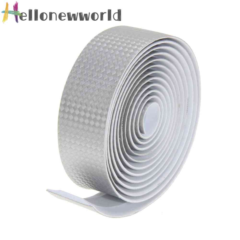 Băng Quấn Ghi Đông Xe Đạp Màu Đen + 2 Dây Cột Bằng Sợi Carbon