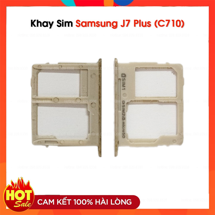 Khay Sim Samsung Galaxy J7 Plus / C710F Zin Bóc Máy