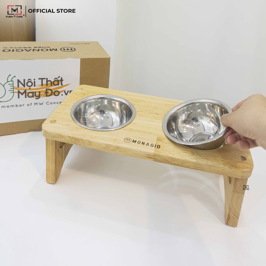 Khay đựng thức ăn cho thú cưng xuất khẩu hàn quốc MW FURNITURE - Nội thất thú cưng