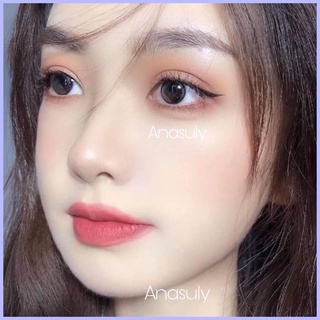 Lens -Kính áp tròng 12 tháng màu xám viền đậm giãn tròng to 0 độ