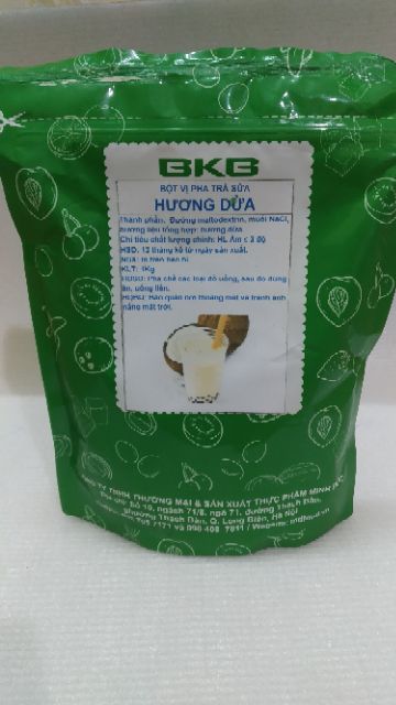 Bột vị pha trà sữa vị dừa 1kg | BigBuy360 - bigbuy360.vn