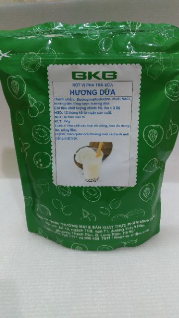 Bột vị pha trà sữa vị dừa 1kg