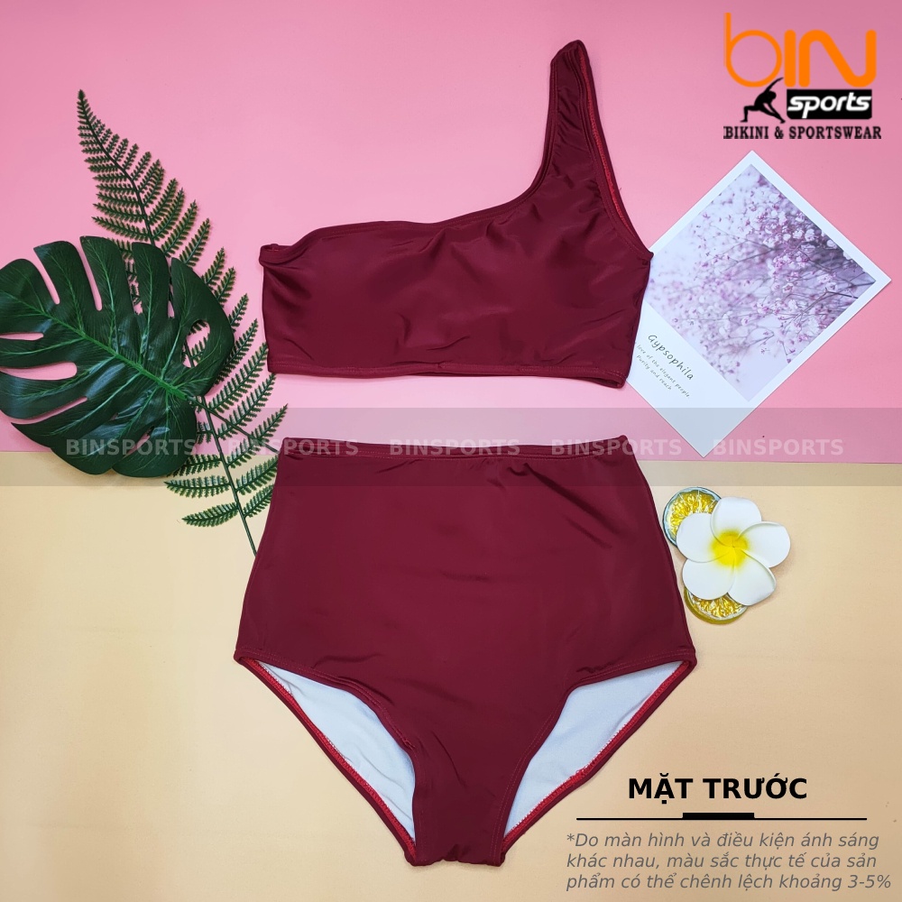 Bikini Nữ Hai Mảnh Lệch Vai Freesize Bin Sports BHV023