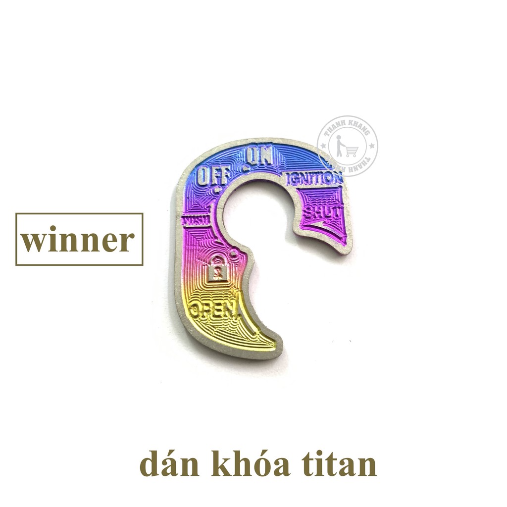 dán khóa titan sirius,airblade,vario,exciter,winner,satria thanh khang