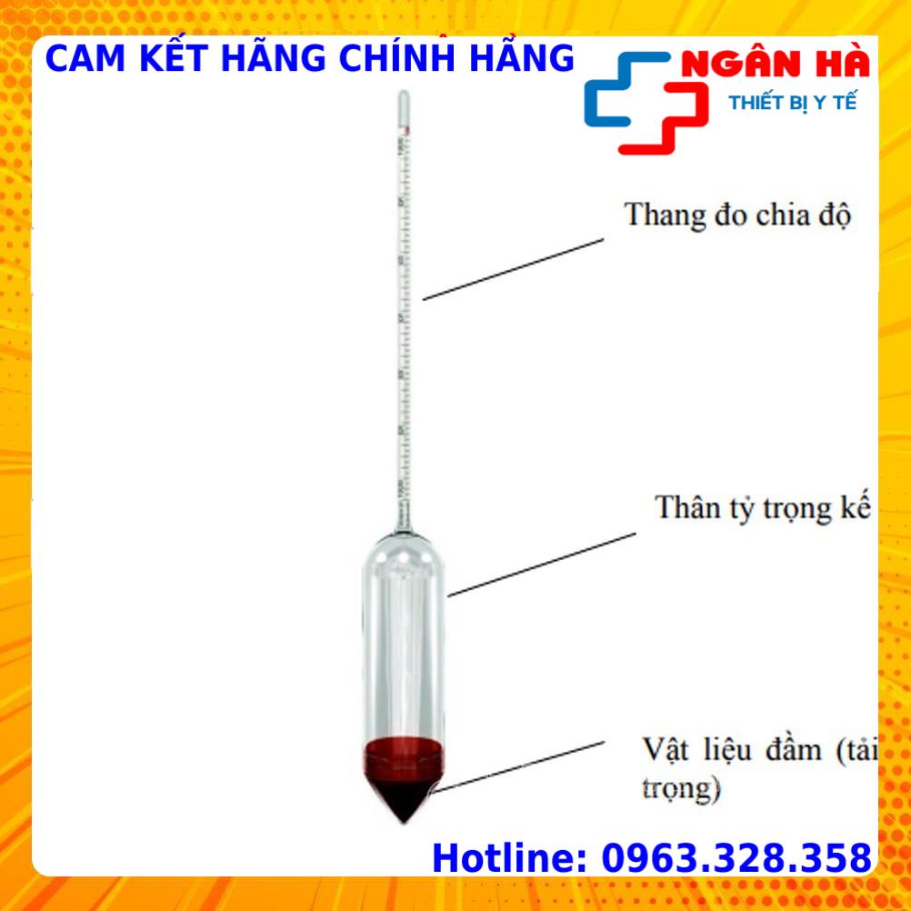 Dụng cụ đo nồng độ cồn, tửu kế đo nồng độ rượu  - [Hàng Nhập Khẩu]