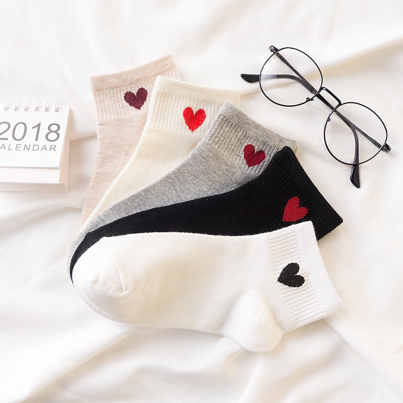 Set 10 đôi TẤT VỚ MANG GIÀY NỮ CỔ TRỤ TRÁI TM P200 SIÊU DỄ THƯƠNG
