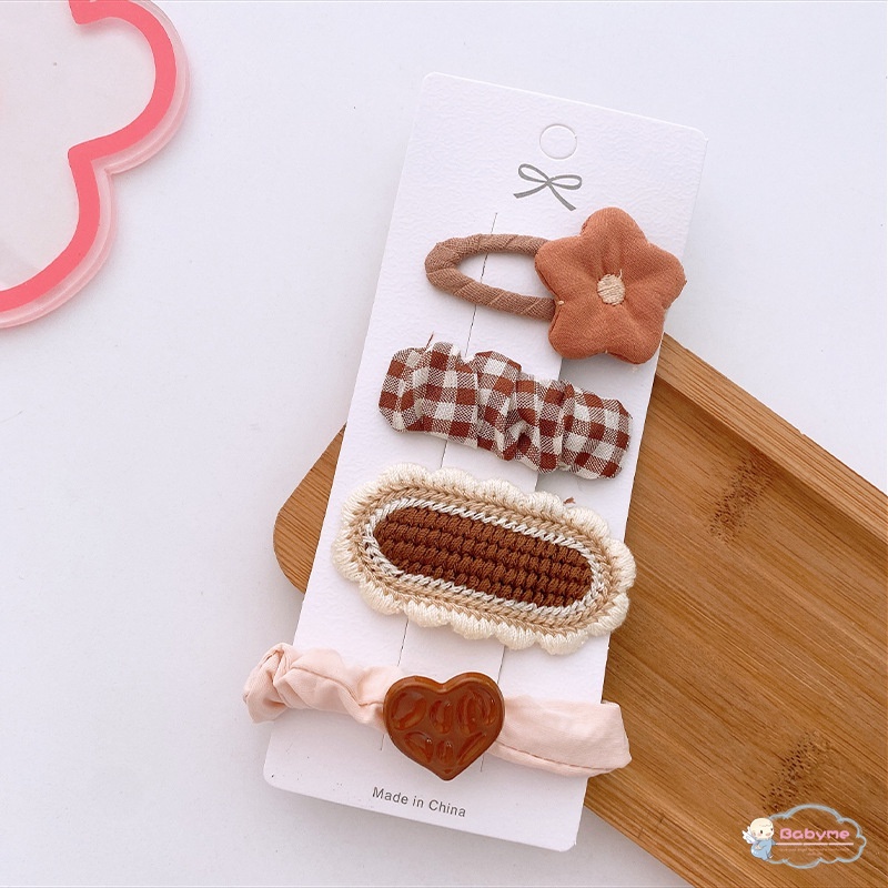 Set 4 Kẹp Tóc Dễ Thương Cho Bé Gái