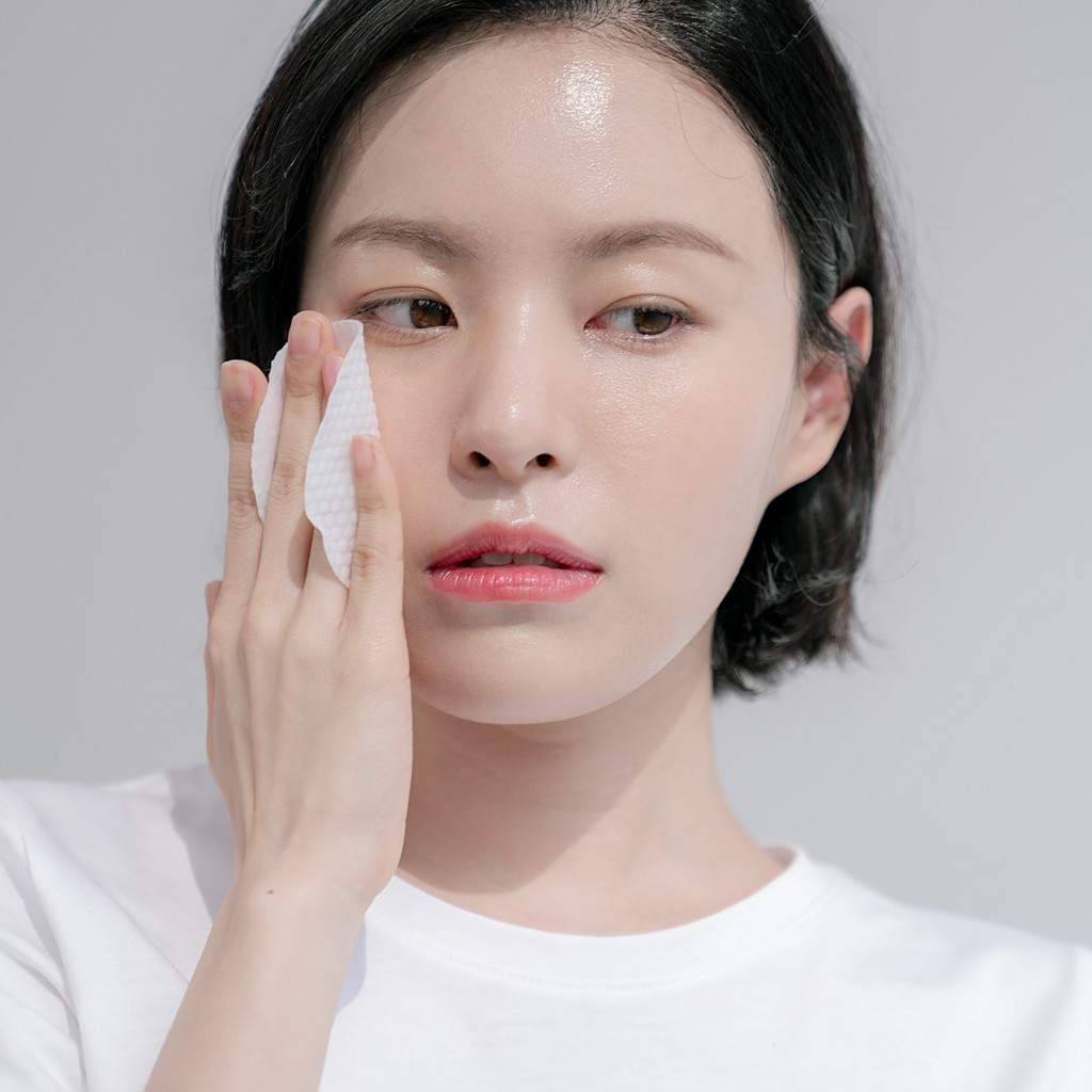 Bông tẩy trang thấm toner CELIMAX Làm sạch da trong 1 bước 60 miếng