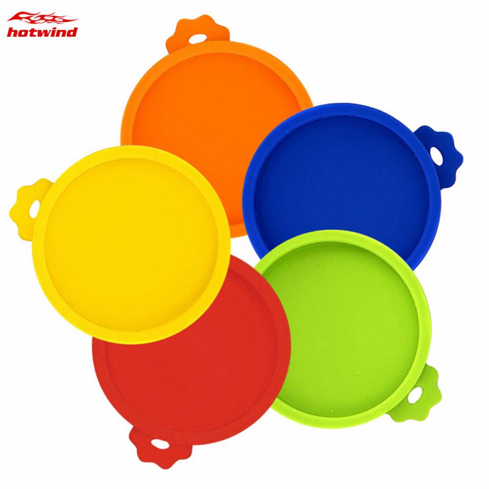 Hw Nắp Silicon Đậy Hộp Đựng Thức Ăn Cho Thú Cưng 8.5cm 7.5cm 6.5cm