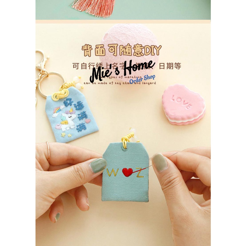Bộ Kit Gói Nguyên Liệu Tự bạn làm Túi phước cầu May Mắn Bình An Thắng Lợi - Mie Handmade Shop