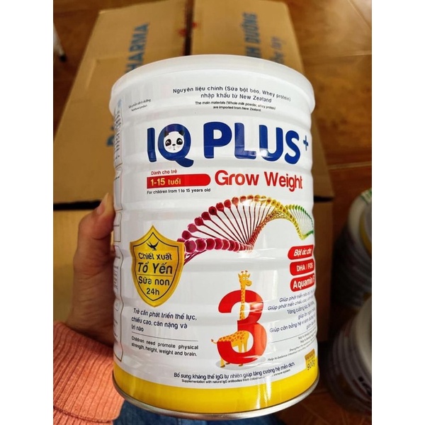 Sữa IQ plus+ Grow Weight 900gram
