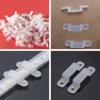100pcs LED Lamp With Fixing Clip fFrmware Silicone Inner Width 12mm